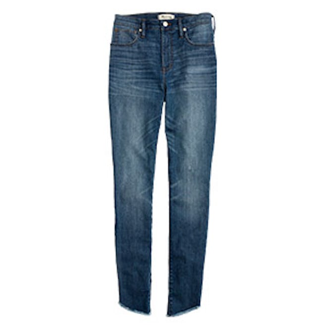 10″ High-Rise Skinny Jeans Tulip-Hem Edition
