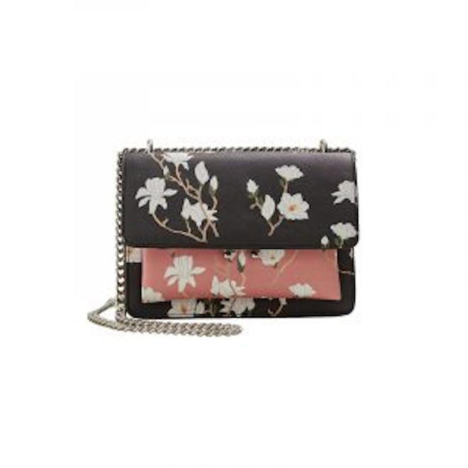 Bicolor Floral Bag