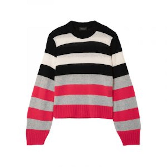 Annika Striped Cashmere Sweater