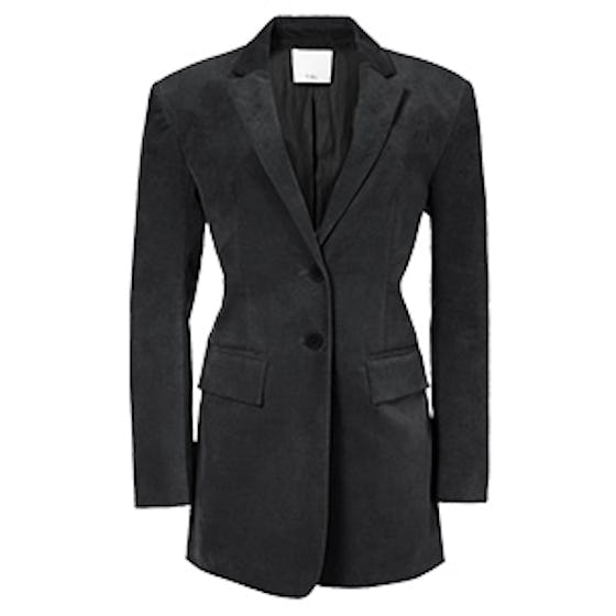 Moleskin Oversized Blazer with Removeable Straps