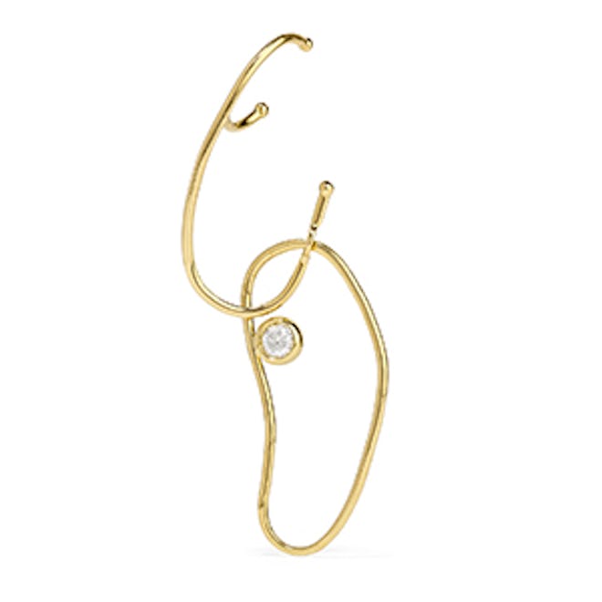 Grace 18-Karat Gold Diamond Earring