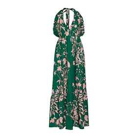 Violeta Floral-Print Cotton Gown