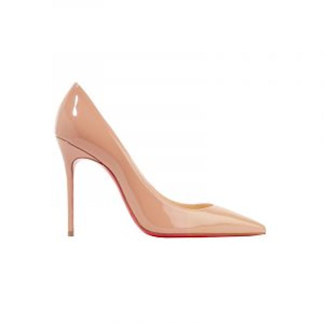 Christian Louboutin Décolleté 554 100 Patent-Leather Pumps