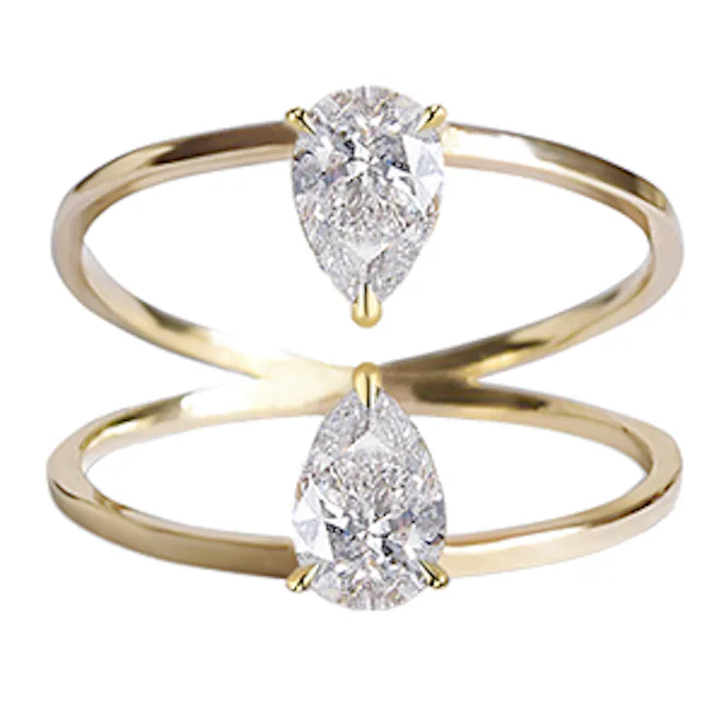 Duet Rings This New Engagement Ring Trend Has Us Seeing Double