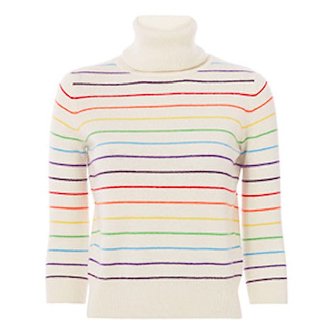 Cuckoo Rainbow Striped Sweater