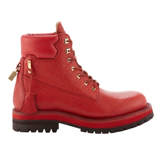 Buscemi Site Leather Lace-Up Hiking Boot