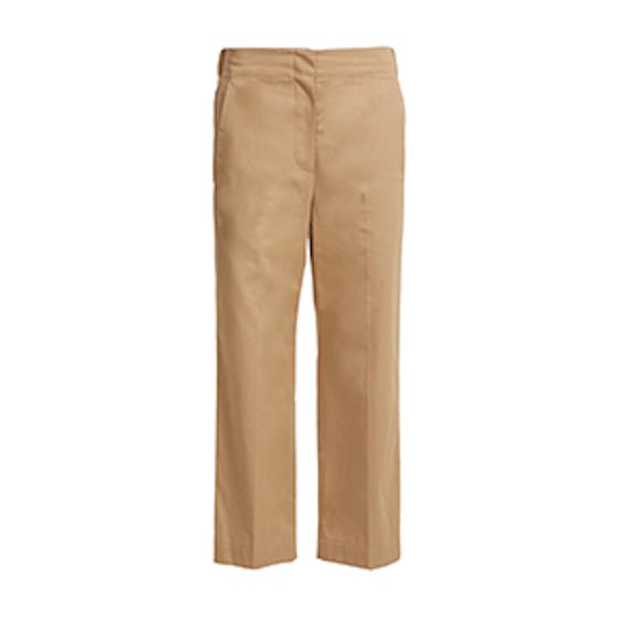 Elasticated-Back Cotton Chino Trousers