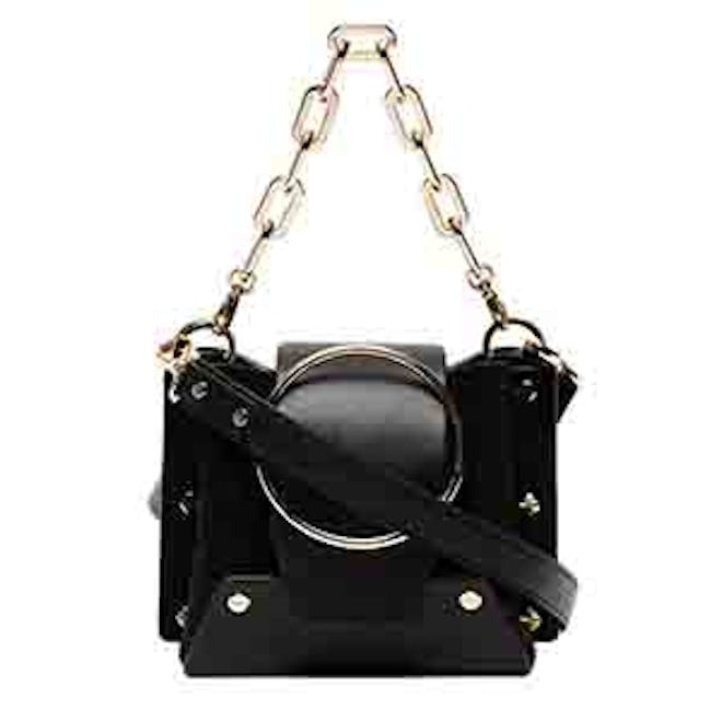 Mini Black Delila Bucket Bag