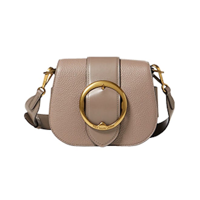 Pebbled Leather Lennox Bag In Taupe