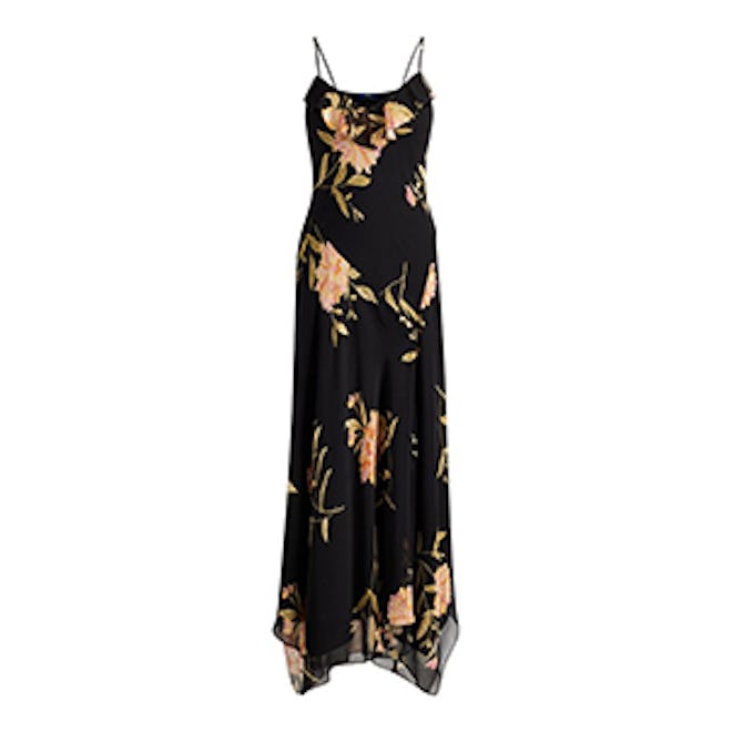 Floral Silk Maxidress