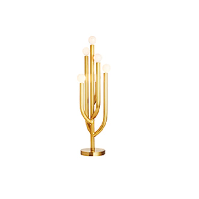 Cacti Glow Brass Table Lamp