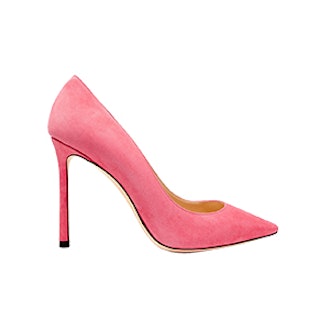 Jimmy Choo Romy 100 Suede Pumps