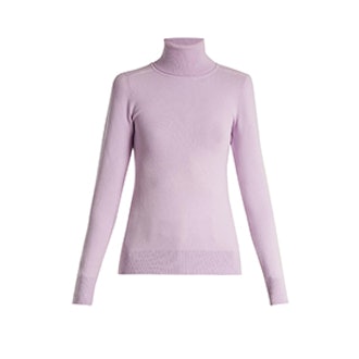 Roll Neck Fine Knit Sweater