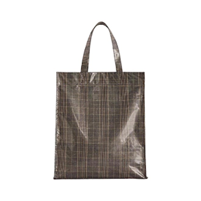 Check Shopper Bag