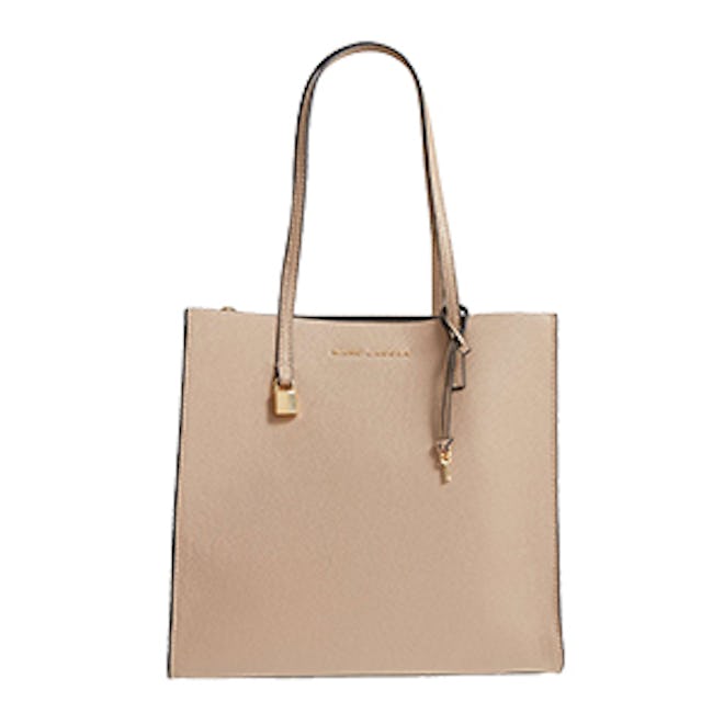 The Grind East/West Leather Shopper