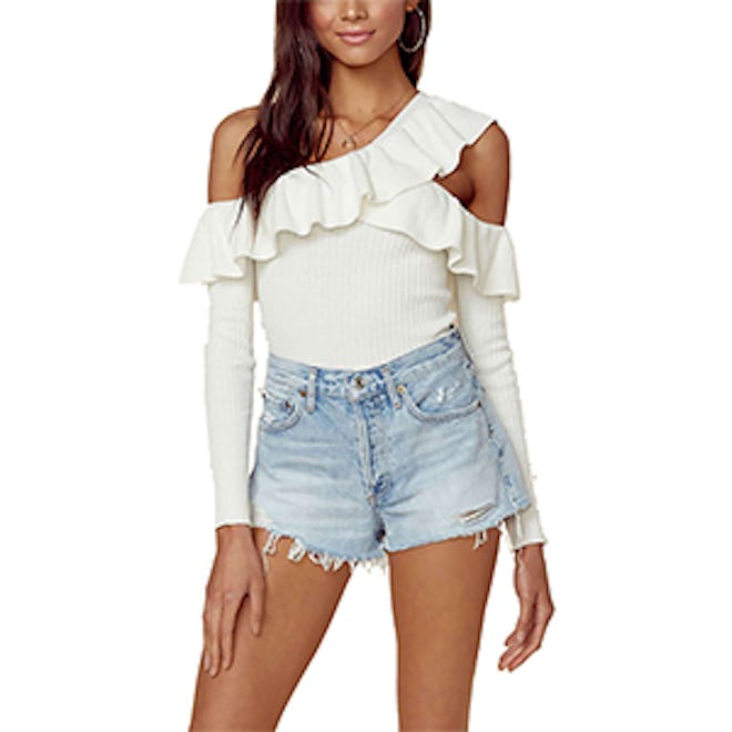 One Shoulder Never Again Top