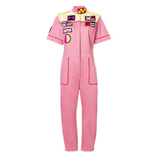 Crosiére Patch-Embroidered Jumpsuit