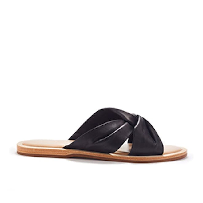 Hampton Knotted Leather Slides