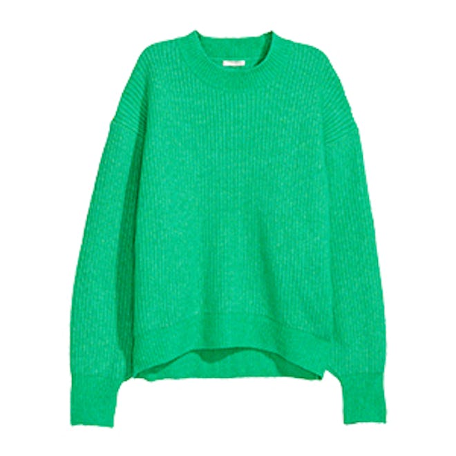 Rib-Knit Sweater