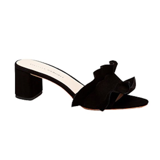 Vera Ruffle Slide Sandal