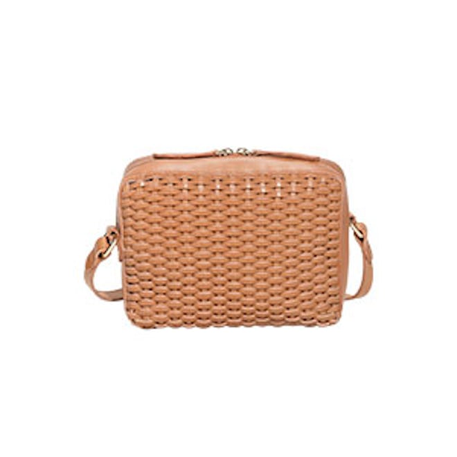 Basket Weave Crossbody Bag