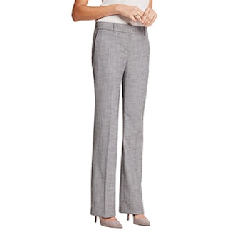 The Petite Trouser in Crosshatch