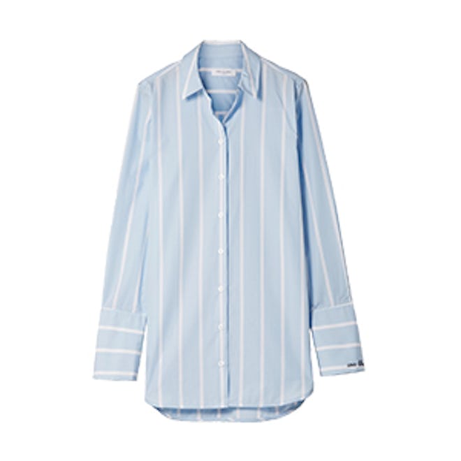 Arlette Striped Cotton-Poplin Shirt