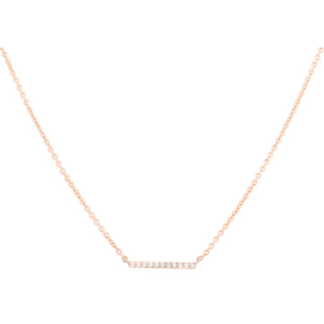 Diamonds Line Necklace