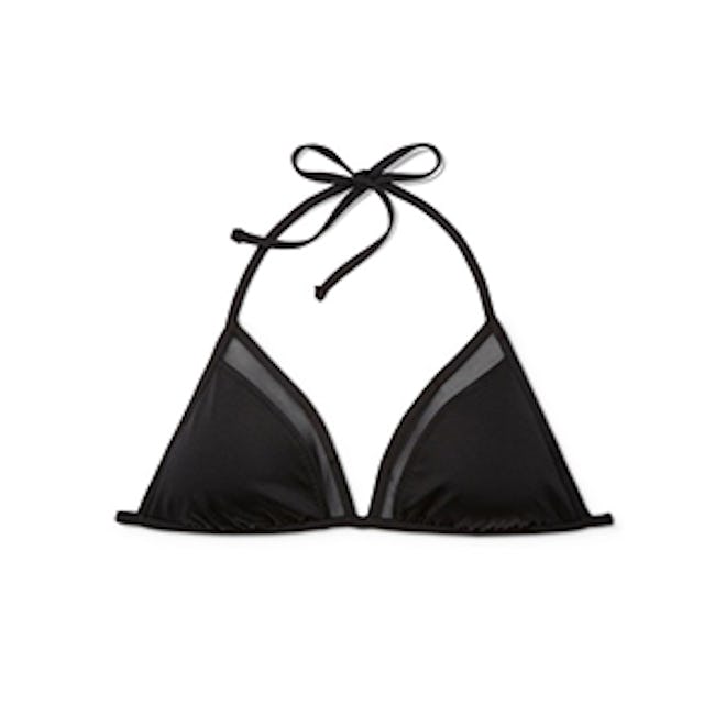 Women’s Mesh Inset Triangle Bikini Top