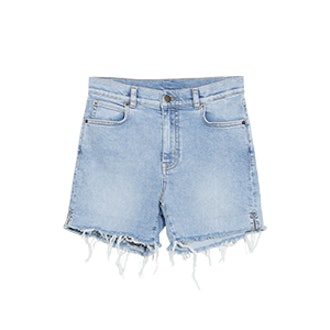 Raw Hem Denim Shorts