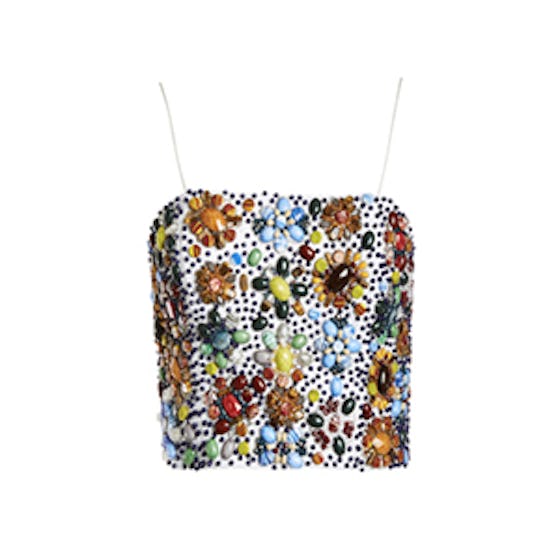 Saraphina Embellished Spaghetti Strap Bustier