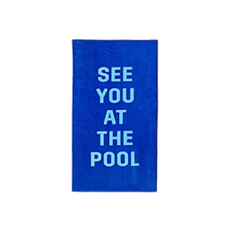 Bando Beach, Please! Giant Towel- See You At The Pool