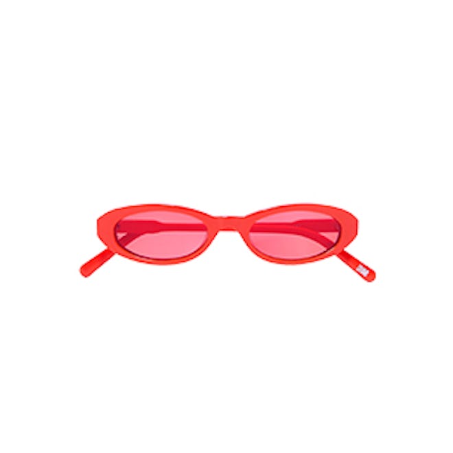 Joel Ighe Oval-Frame Acetate Sunglasses