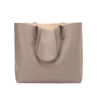 Structured Leather Tote