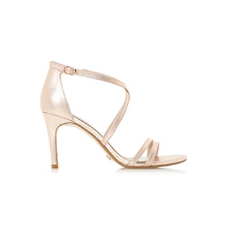 Dune London Mariela Cross Strap Heeled Sandal