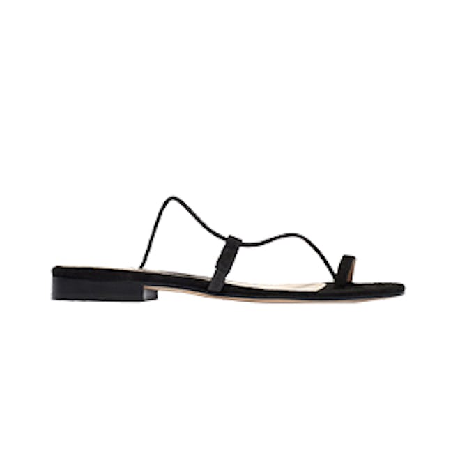 Susan Slide in Black Suede