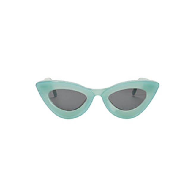 Iemall Green Cat Eye Sunglasses