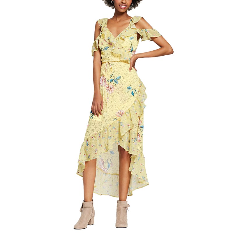 target floral wrap dress