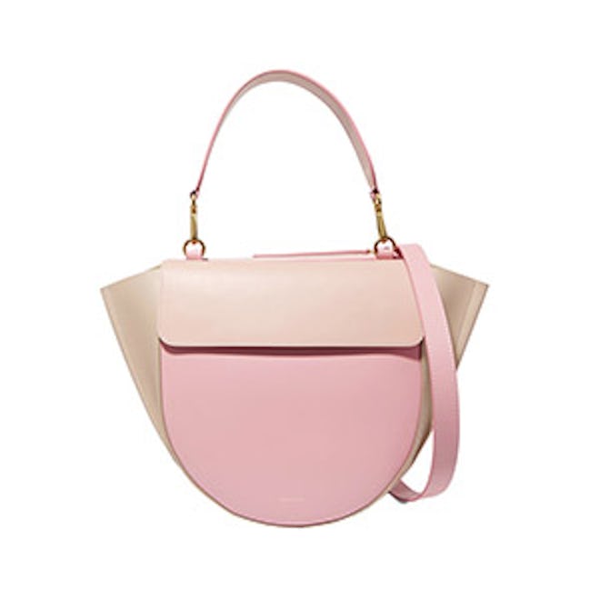 Hortensia Medium Color-Block Leather Shoulder Bag