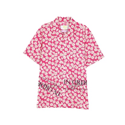 Flower Print Aloha Shirt