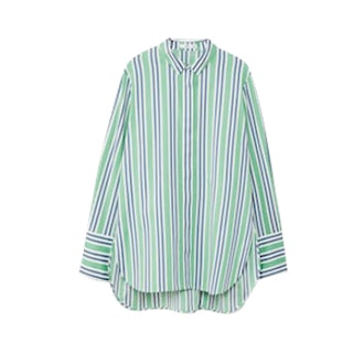 Stripe-Patterned Shirt