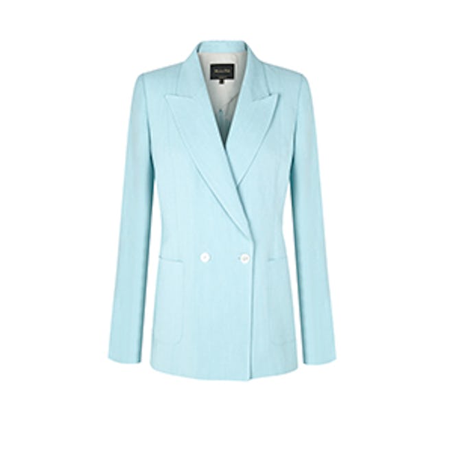 Limited Edition Double Breasted Linen Suit Blazer