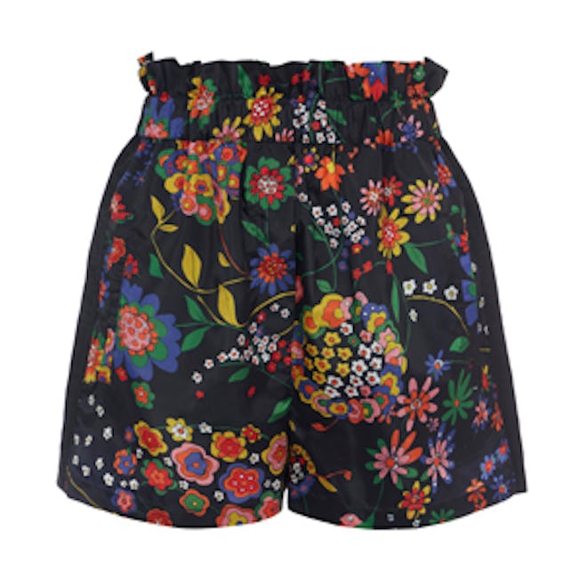 Tech Floral Paperbag Shorts