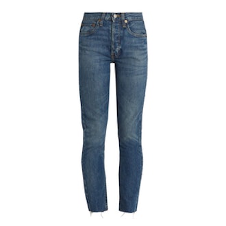RE/DONE High-Rise Skinny-Leg Jeans