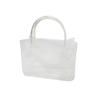 Style Nanda See-Through Open Top Tote Bag