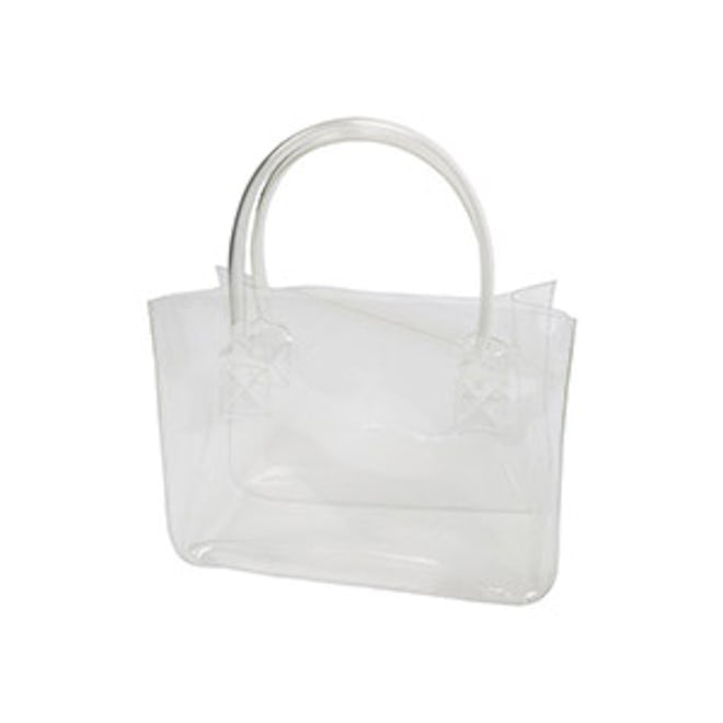 See-Through Open Top Tote Bag