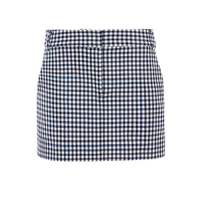 Gingham Mini Skirt