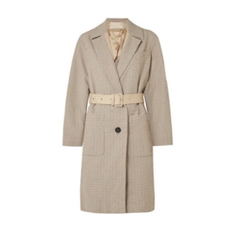 Vanessa Bruno Lambo Belted Cotton-Tweed Coat