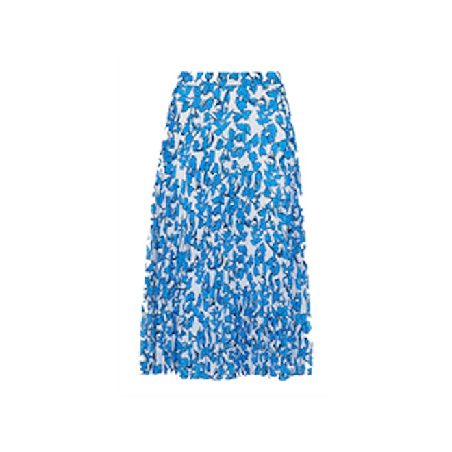 Cordillia Print Pleated Skirt