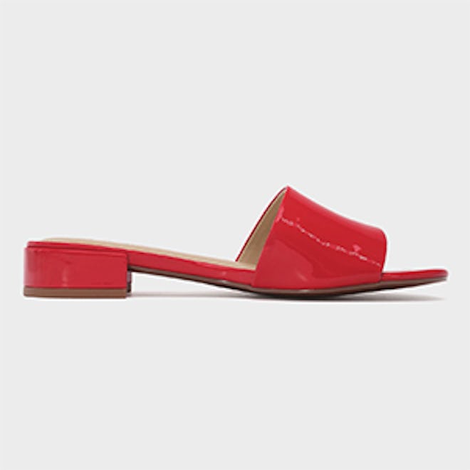 Who What Wear Women’s Mae Patent Heeled Slide Sandals